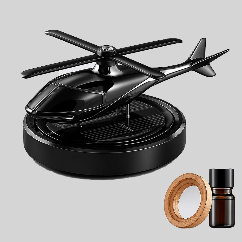 Solar Helicopter Car Fragrance